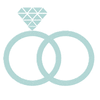 esterungerov wedding diamond marriage rings Sticker