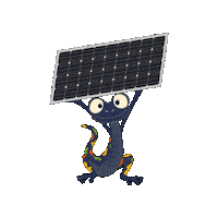Lizard Panel Sticker by KaerntenSolar