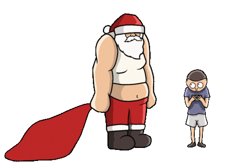 Santa Claus Christmas Sticker