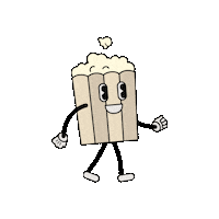 movie time popcorn Sticker by Box Office