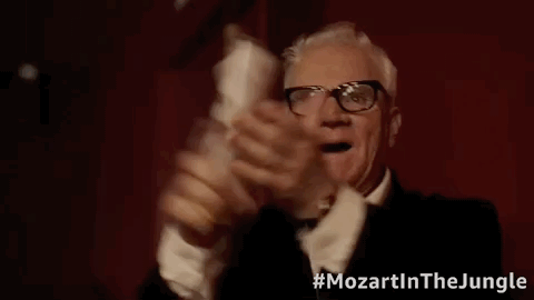 season 4 applause GIF by Mozart In The Jungle