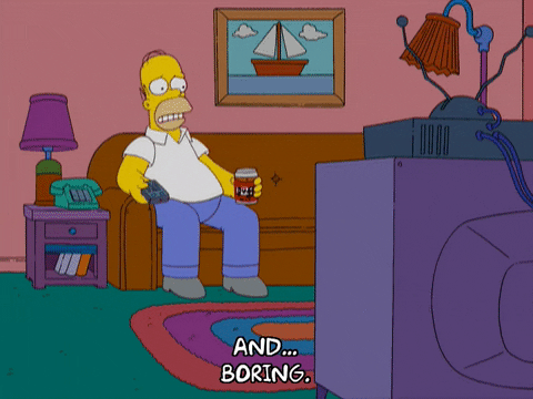 homer simpson television GIF