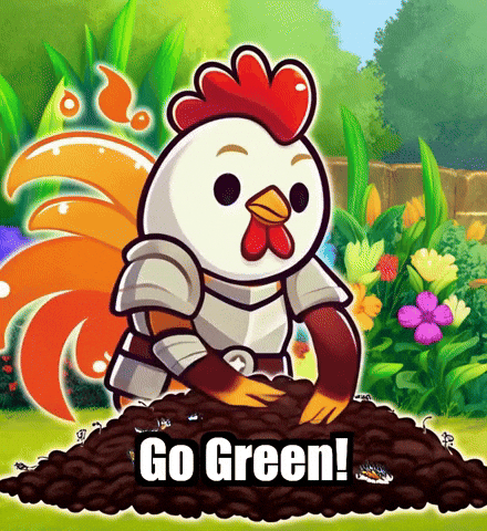 Composting Go Green GIF by Zorooster