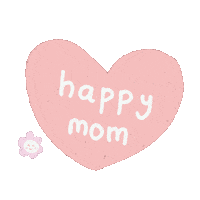gerhanaa happy heart mom happymom Sticker