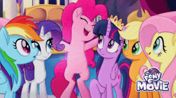 happy pinkie pie GIF by My Little Pony: The Movie