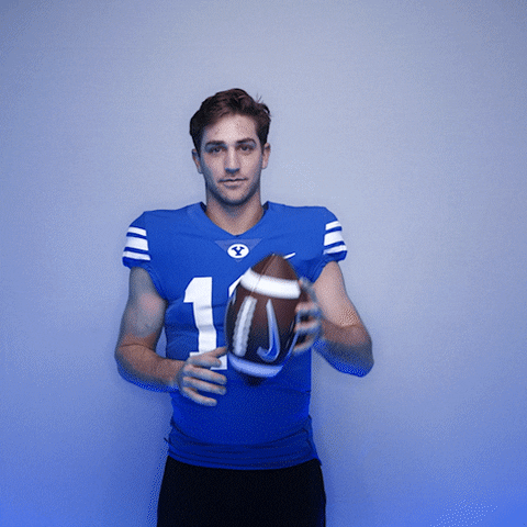 Byu Football Sport GIF by BYU Cougars