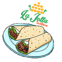La Jolla Comida Sticker by La Jolla Tortilleria