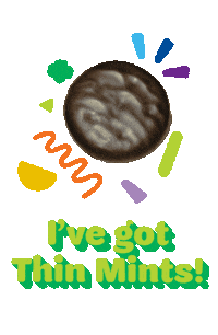GirlScoutsWW girl scouts girl scout girl scout cookies cookie season Sticker