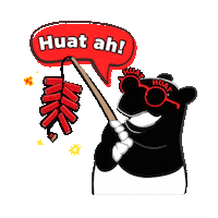 Lunar New Year Dab Sticker by The Tapping Tapir