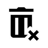 Trash Delete Sticker by Digital Pratik