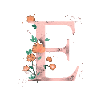 Flower Lettering Sticker