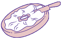 coffee cheese Sticker