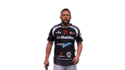 Celebration Goalie Sticker by Unihockey Mittelland
