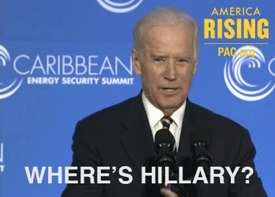looking hillary clinton GIF by America Rising PAC