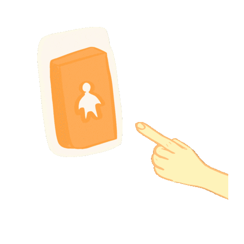 Yunabanani giphyupload click button ding dong Sticker