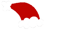 Santa Hat Christmas Sticker