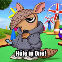 Hole In One Fun GIF by Chillo Dillo