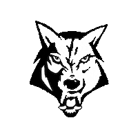 mytimberwolf wolf tw wolfie woodchipper Sticker