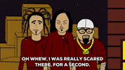 scared halloween GIF by South Park 