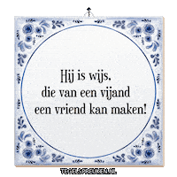 Humor Respect Sticker by Tegelspreuken.nl