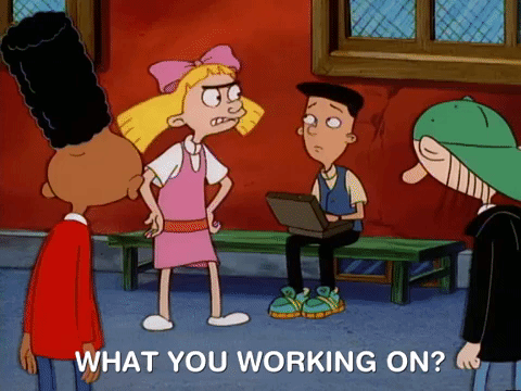 hey arnold nicksplat GIF