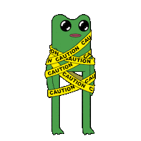 Warning Danger Zone Sticker by fwogs