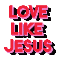 Love Like Jesus Sticker by Visual Branding Group