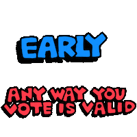 Voting Election 2020 Sticker by INTO ACTION