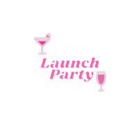 Party Pink Sticker by Glowb