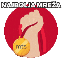 mts red top best play Sticker