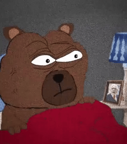 Bobo The Bear Angry