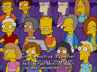 happy bart simpson GIF