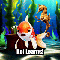 Koi Fish Learning GIF by TheConfishius