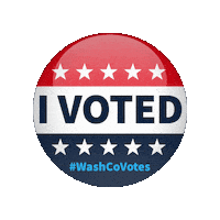 WashCoOregon i voted yo vote washington county washcoor Sticker