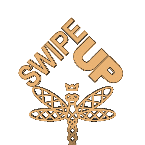 fransisqo giphyupload 3d swipe up gold Sticker