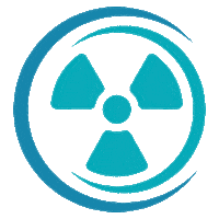 Radionuclear ok radio hand bom dia Sticker