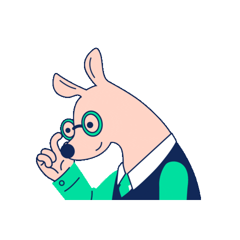 Rooteam giphyupload 袋鼠金融 roocash mrroo Sticker