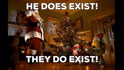 kimbo1212 giphygifmaker christmas surprise shock GIF