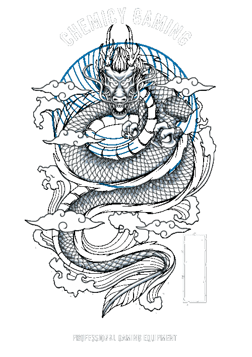 Dragon Computer Sticker by Sukrin