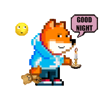 Sleepy Fun Sticker by Retro Doge