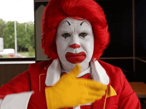 happy ronald mcdonald GIF by McDonald's CZ/SK