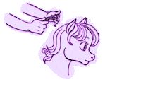Horse Crown Sticker by SparksNBlings