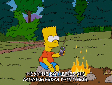 Reaching out bart simpson GIF