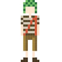 El Chavo Pixel Sticker by Grupo Chespirito