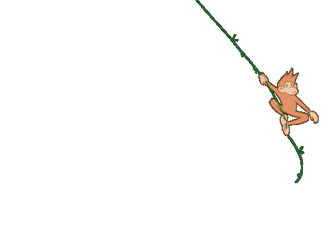 Monkey Swing Sticker