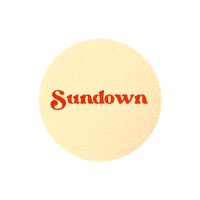 Sundown Sticker by colourette