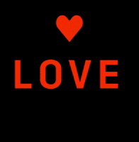 Snappingfingers love heart word procreate GIF