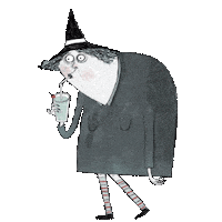 Halloween Witch Sticker