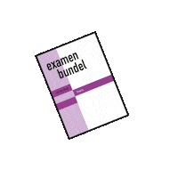 Examen Leren Sticker by Examenbundel