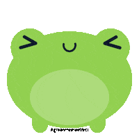 GreenMemeEffect green laughing frog gme Sticker